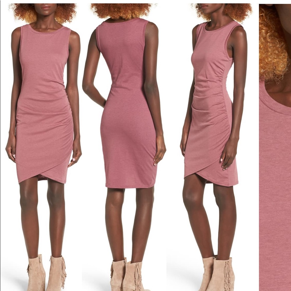 Leith Ruched Bodycon Tank Dress